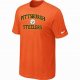 Pittsburgh Steelers T-shirts orange