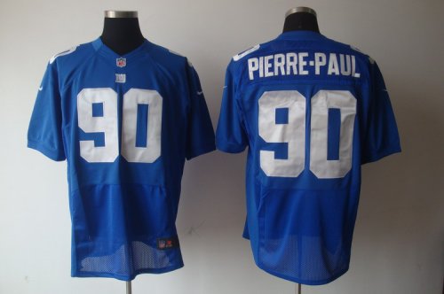 nike nfl new york giants #90 jason pierre-paul elite blue cheap