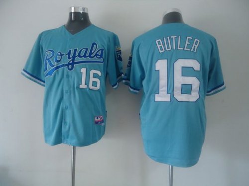 Baseball Jerseys kansas city royals #16 butler blue[butler](cool