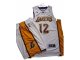 nba los angeles lakers #12 dwight howard white suit [revolution
