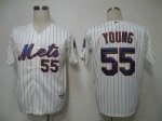 MLB Jerseys New York Mets 55 Young White