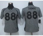 women jerseys nike nfl denver broncos #88 thomas gridiron gray limited