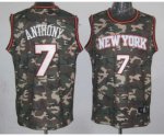 nba new york knicks #7 anthony camo jerseys