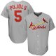 Baseball Jerseys st.louis cardinals pujols #5 grey(cool base)