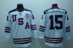 Hockey Jerseys team usa #15 langenbrunner 2010 olympic white