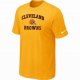 Cleveland Browns T-Shirts Yellow