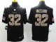 nike nfl new orleans saints #32 vaccaro black salute to service
