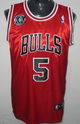 Basketball Jerseys chicago bulls #5 boozer red[20th patch]