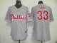 Baseball Jerseys philadephia phillis #33 lee grey