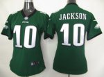 nike women nfl philadelphia eagles #10 jackson green jerseys