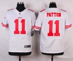 nike san francisco 49ers #11 patton white elite jerseys