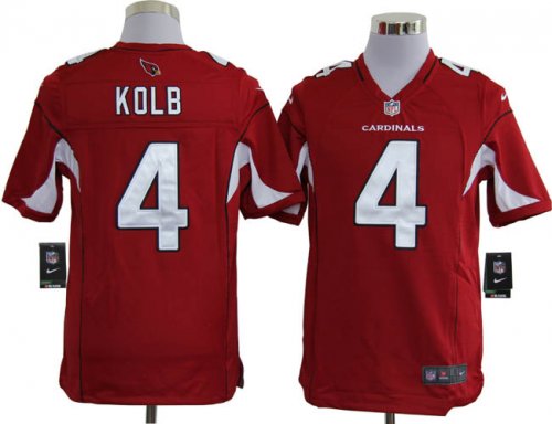 nike nfl arizona cardinals #4 kolb red cheap jerseys [game]