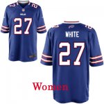 Women NFL Buffalo Bills #27 Tre'Davious White Nike Royal 2017 Draft Pick Game Jersey