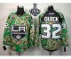 nhl los angeles kings #32 quick camo [2014 stanley cup]
