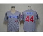 mlb chicago cubs #44 rizzo grey jerseys