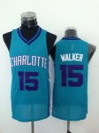 nba Charlotte Hornets #15 walker blue jerseys [revolution 30]