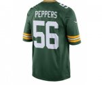 nike nfl green bay packers #56 peppers green [game][peppers]