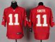nike nfl kansas city chiefs #11 smith elite red jerseys