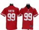 nike youth nfl san francisco 49ers #99 smith red jerseys