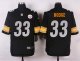 nike pittsburgh steelers #33 hodge black elite jerseys