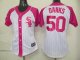 women chicago white sox #50 danks white and pink(2012 new)cheap
