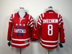 youth nhl washington capitals #8 ovechkin red [2014 new]
