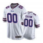 Buffalo Bills #00 Custom White Nike Game Jersey - Men's