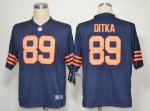 nike nfl chicago bears #89 mike ditka blue throwback jerseys [ga