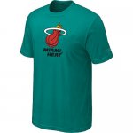 nba miami heat big & tall primary logo Green T-Shirt