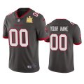 Tampa Bay Buccaneers Custom Pewter Super Bowl LV Champions Vapor Limited Jersey