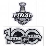 2017 Stanley Cup and 100th Patch add on jerseys