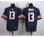 nike chicago bears #13 white blue elite jerseys