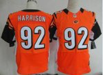 nike nfl cincinnati bengals #92 harrison elite oranger jerseys