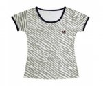 Nike St. Louis Rams Chest embroidered logo women Zebra stripes T