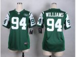 Women Nike New York Jets #94 Leonard Williams green jerseys