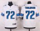 nike detroit lions #72 tomlinson elite white jerseys
