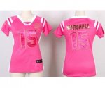 nike women nfl chicago bears #15 brandon marshall pink [fashion