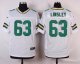 nike green bay packers #63 linsley white elite jerseys