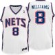 Basketball Jerseys New Jersey Nets Deron Williams #8 white