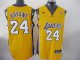 Basketball Jerseys los angeles lakers #24 bryant yellow[2011 swi