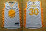 NBA Jersey Golden State Warriors #30 Stephen Curry White(Gold No