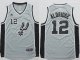 NBA Jersey San Antonio Spurs #12 LaMarcus Aldridge Grey Alternat