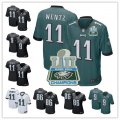 Football Philadelphia Eagles Hot Players Stitched Super Bowl LII Champion Game Jersey