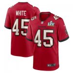 Football Tampa Bay Buccaneers #45 Devin White Red Super Bowl LV Jersey
