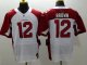 nike nfl arizona cardinals #12 john brown white elite jerseys
