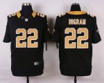nike new orleans saints #22 ingram black elite jerseys