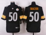 nike pittsburgh steelers #50 shazier black elite jerseys