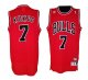 nba chicago bulls #7 kukoc red jerseys