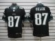 nike nfl philadelphia eagles #87 brent celek elite black jerseys