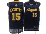 Basketball Jerseys denver nuggets #15 anthony dark blue